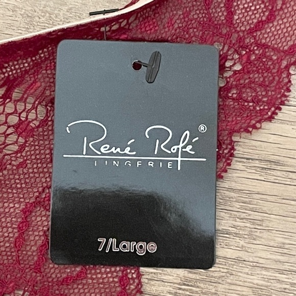 🌺 Rene Rofe Sophie B Lingerie Lace Underwear Panty NWT Size 7/L 2 Pack - Picture 3 of 8